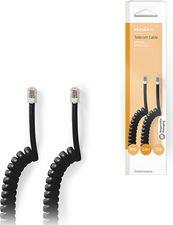 TCGB90100BK20 TELECOM CABLE RJ10 MALE - RJ10 MALE 2.00M BLACK NEDIS