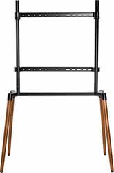 TVSM7250BK TV FLOOR STAND 60 - 75'' UP TO 40 KG SCANDANAVIAN DESIGN BLACK / BEECH NEDIS