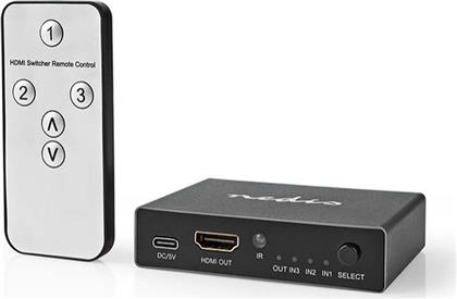 VSWI3493AT HDMI SWITCH 3PORTS 3X HDMI INPUT - HDMI OUTPUT 8K@60HZ 45GBPS ANTHRACITE NEDIS
