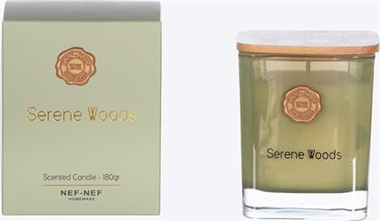 ΑΡΩΜΑΤΙΚΟ ΚΕΡΙ SERENE WOOD 180GR NEF-NEF HOMEWARE GREEN NEF NEF