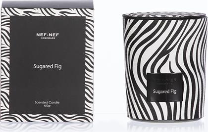 ΑΡΩΜΑΤΙΚΟ ΚΕΡΙ SUGARED FIG 450GR NEF-NEF HOMEWARE BLACK/WHITE NEF NEF