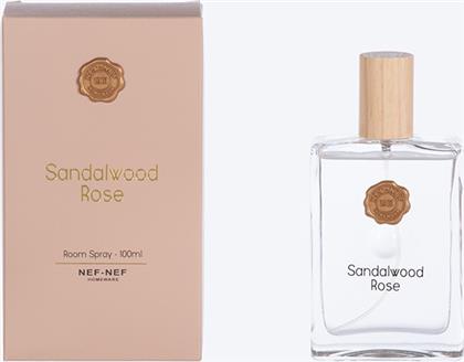 ΑΡΩΜΑΤΙΚΟ ΣΠΡΕΥ ΧΩΡΟΥ SANDALWOOD ROSE 100ML NEF-NEF HOMEWARE ROSE NEF NEF