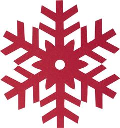 ΧΡΙΣΤΟΥΓΕΝΝΙΑΤΙΚΟ ΣΟΥΠΛΑ (ΣΕΤ 2 ΤΜΧ) 38X38 FELT SNOW FLAKE RED (38X38) NEF NEF από το AITHRIO