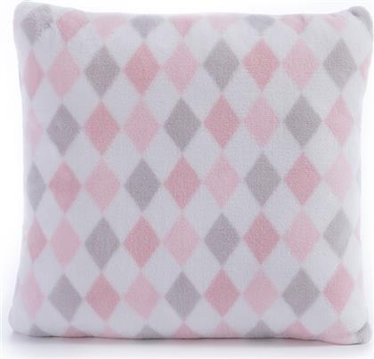 ΔΙΑΚΟΣΜΗΤΙΚΟ ΜΑΞΙΛΑΡΙ 35X35 SWEET RHOMBUS PINK (35X35) NEF NEF