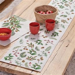 ΧΡΙΣΤΟΥΓΕΝΝΙΑΤΙΚΗ ΤΡΑΒΕΡΣΑ (33X150) NEF-NEF HOMEWARE HELLO WINTER NEF NEF