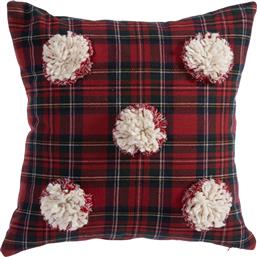 ΔΙΑΚΟΣΜΗΤΙΚΟ ΜΑΞΙΛΑΡΙ (45X45) NEF-NEF HOMEWARE RED CHECK NEF NEF