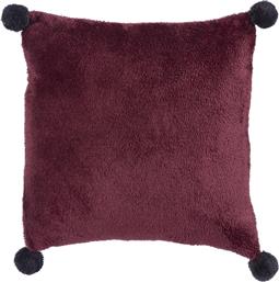 ΔΙΑΚΟΣΜΗΤΙΚΟ ΜΑΞΙΛΑΡΙ FLEECE (50X50) NEF-NEF HOMEWARE MIARIS ROUGE NEF NEF