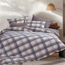 ΦΑΝΕΛΕΝΙΑ ΣΕΝΤΟΝΙΑ ΜΟΝΑ (ΣΕΤ) NEF-NEF HOMEWARE FLANNEL CHARLIE GREY NEF NEF
