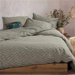 ΦΑΝΕΛΕΝΙΑ ΣΕΝΤΟΝΙΑ ΜΟΝΑ (ΣΕΤ) NEF-NEF HOMEWARE FLANNEL OTRANDO GREEN NEF NEF