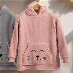 FLEECE ΦΟΥΤΕΡ ΜΕ SHERPA NEF-NEF HOMEWARE JUNIOR SMILING CAT 4-6 ΕΤΩΝ 4-6 ΕΤΩΝ NEF NEF