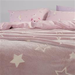 ΦΩΣΦΟΡΙΖΕ ΚΟΥΒΕΡΤΑ FLEECE ΚΟΥΝΙΑΣ (110X150) NEF-NEF HOMEWARE JUNIOR STARLIGHT PINK NEF NEF