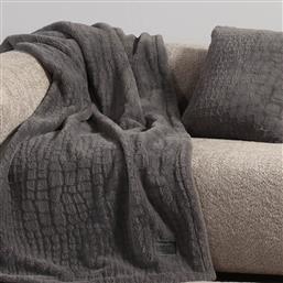 ΓΟΥΝΙΝΗ ΚΟΥΒΕΡΤΑ ΚΑΝΑΠΕ (130X180) NEF-NEF HOMEWARE MENTOR GREY NEF NEF