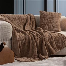 ΓΟΥΝΙΝΗ ΚΟΥΒΕΡΤΑ ΚΑΝΑΠΕ (130X180) NEF-NEF HOMEWARE MENTOR MOCCA NEF NEF