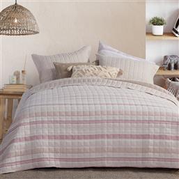 ΚΟΥΒΕΡΛΙ ΗΜΙΔΙΠΛΟ (180X240) 2 ΟΨΕΩΝ NEF-NEF HOMEWARE CANFIELD BEIGE NEF NEF