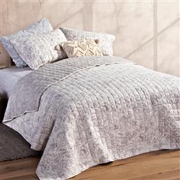 ΚΟΥΒΕΡΛΙ ΗΜΙΔΙΠΛΟ (180X240) 2 ΟΨΕΩΝ NEF-NEF HOMEWARE GARNET GREY NEF NEF