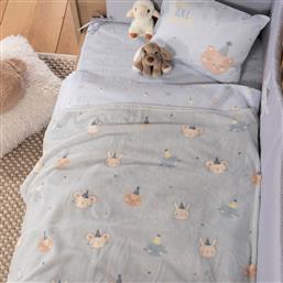 ΚΟΥΒΕΡΤΑ FLEECE ΑΓΚΑΛΙΑΣ (75X100) NEF-NEF HOMEWARE BABY SPECIAL PARTY BLUE NEF NEF