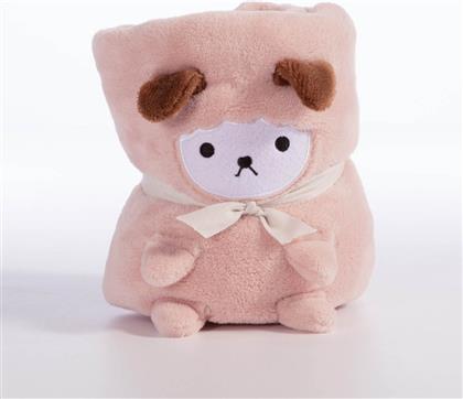 ΚΟΥΒΕΡΤΑ FLEECE ΑΓΚΑΛΙΑΣ (80X110) NEF-NEF HOMEWARE BABY LOVELY SHEEP L.PINK NEF NEF