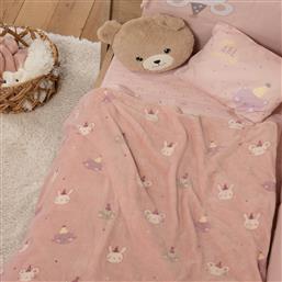 ΚΟΥΒΕΡΤΑ FLEECE ΚΟΥΝΙΑΣ (110X150) NEF-NEF HOMEWARE BABY SPECIAL PARTY PINK NEF NEF