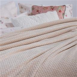 ΚΟΥΒΕΡΤΑ FLEECE ΜΟΝΗ (160X220) NEF-NEF HOMEWARE WORTH ECRU NEF NEF