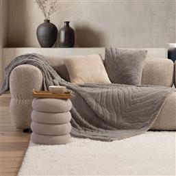 ΚΟΥΒΕΡΤΑ ΚΑΝΑΠΕ FLEECE (130X180) NEF-NEF HOMEWARE BERIEN GREY NEF NEF