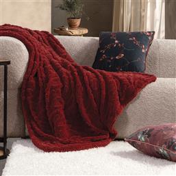 ΚΟΥΒΕΡΤΑ ΚΑΝΑΠΕ FLEECE (130X180) NEF-NEF HOMEWARE GERMAIN BORDO NEF NEF