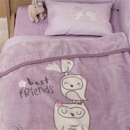 ΚΟΥΒΕΡΤΑ ΒΕΛΟΥΤΕ ΑΓΚΑΛΙΑΣ (75X100) NEF-NEF HOMEWARE BABY BEST FRIENDS NEF NEF