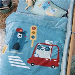 ΚΟΥΒΕΡΤΑ ΒΕΛΟΥΤΕ ΑΓΚΑΛΙΑΣ (75X100) NEF-NEF HOMEWARE BABY TRAFFIC NEF NEF