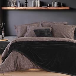 ΚΟΥΒΕΡΤΑ ΒΕΛΟΥΤΕ ΥΠΕΡΔΙΠΛΗ (230X240) NEF-NEF HOMEWARE ELEMENTS VELOSSO BLACK NEF NEF