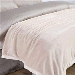 ΚΟΥΒΕΡΤΑ ΒΕΛΟΥΤΕ ΥΠΕΡΔΙΠΛΗ (230X240) NEF-NEF HOMEWARE VELOSSO ECRU NEF NEF