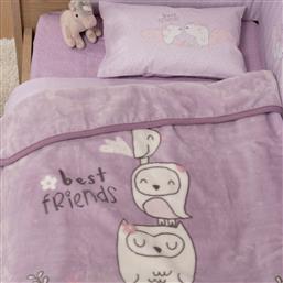 ΚΟΥΒΕΡΤΑ ΒΕΛΟΥΤΕ ΚΟΥΝΙΑΣ (100X140) NEF-NEF HOMEWARE BABY BEST FRIENDS NEF NEF