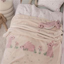 ΚΟΥΒΕΡΤΑ ΒΕΛΟΥΤΕ ΚΟΥΝΙΑΣ (100X140) NEF-NEF HOMEWARE BABY COUNTRY BUNNY NEF NEF