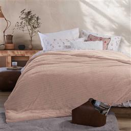 ΚΟΥΒΕΡΤΟΠΑΠΛΩΜΑ ΜΟΝΟ (160X220) NEF-NEF HOMEWARE EZRA MOCCA NEF NEF