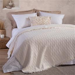 ΚΟΥΒΕΡΤΟΡΙΟ ΥΠΕΡΔΙΠΛΟ (230X240) NEF-NEF HOMEWARE SERENITY OUTLAST ECRU NEF NEF