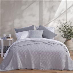 ΚΟΥΒΕΡΤΟΡΙΟ ΥΠΕΡΔΙΠΛΟ (230X240) NEF-NEF HOMEWARE SERENITY OUTLAST GREY NEF NEF
