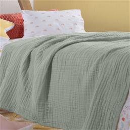 ΚΟΥΒΕΡΤΟΡΙΟ ΚΟΥΝΙΑΣ (110X150) NEF-NEF HOMEWARE WHISPER GREEN NEF NEF