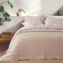ΛΕΠΤΟ ΠΑΠΛΩΜΑ ΒΕΛΟΥΤΕ ΥΠΕΡΔΙΠΛΟ (230X240) NEF-NEF HOMEWARE ELEMENTS SIRION ECRU NEF NEF