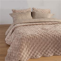 ΛΕΠΤΟ ΠΑΠΛΩΜΑ ΒΕΛΟΥΤΕ ΥΠΕΡΔΙΠΛΟ (230X240) NEF-NEF HOMEWARE PREMIUM PRIVER BEIGE NEF NEF
