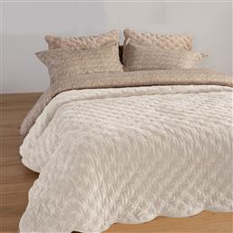 ΛΕΠΤΟ ΠΑΠΛΩΜΑ ΒΕΛΟΥΤΕ ΥΠΕΡΔΙΠΛΟ (230X240) NEF-NEF HOMEWARE PREMIUM PRIVER ECRU NEF NEF
