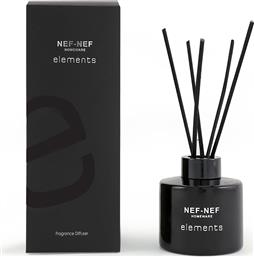 NEF-NEF ΑΡΩΜΑΤΙΚΟ ΧΩΡΟΥ ΜΕ STICKS ''ELEMENTS'' 200 ML - 024368 ΜΑΥΡΟ NEF-NEF HOMEWARE