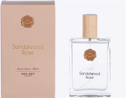 NEF-NEF ΑΡΩΜΑΤΙΚΟ ΧΩΡΟΥ ''SANDALWOOD ROSE'' 100 ML - 038560 ΡΟΖ NEF-NEF HOMEWARE