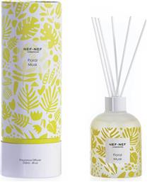 NEF-NEF ΑΡΩΜΑΤΙΚΟ ΧΩΡΟΥ STICKS ''FLORAL MUSK'' 200 ML - 035595 ΚΙΤΡΙΝΟ NEF-NEF HOMEWARE