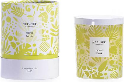 NEF-NEF ΑΡΩΜΑΤΙΚΟ ΚΕΡΙ ''FLORAL MUSK'' 260 GR - 035596 ΚΙΤΡΙΝΟ NEF-NEF HOMEWARE