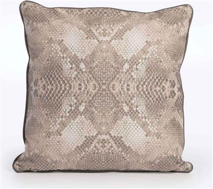 NEF-NEF ΔΙΑΚΟΣΜΗΤΙΚΟ ΜΑΞΙΛΑΡΙ SNAKE PRINT ''VIPER'' 45 X 45 CM - 038694 ΜΠΕΖ NEF-NEF HOMEWARE