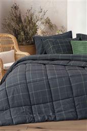 NEF-NEF ΥΠΕΡΔΙΠΛΟ ΠΑΠΛΩΜΑ ''NAIBERG'' 240 Χ 220 CM - 038412 ΜΠΛΕ NEF-NEF HOMEWARE