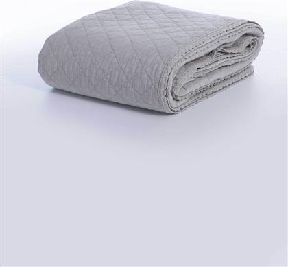 NEF-NEF ΚΟΥΒΕΡΛΙ ΥΠΕΡΔΙΠΛΟ ΚΑΠΙΤΟΝΕ ''BRUNNO'' 230 X 240 CM - 037344 ΓΚΡΙ NEF-NEF HOMEWARE