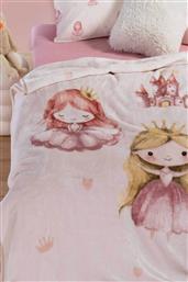 NEF-NEF ΠΑΙΔΙΚΗ ΚΟΥΒΕΡΤΑ ΜΟΝΗ FLEECE ''OUR PRINCESS'' 160 X 220 CM - 038145 ΡΟΖ NEF-NEF HOMEWARE