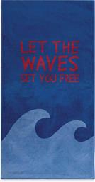 NEF-NEF UNISEX ΠΕΤΣΕΤΑ ΘΑΛΑΣΣΗΣ ''SET YOU FREE'' 80 X 160 CM - 035753 ΜΠΛΕ NEF-NEF HOMEWARE