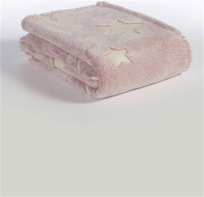 NEF-NEF ΒΡΕΦΙΚΗ ΚΟΥΒΕΡΤΑ ΚΟΥΝΙΑΣ FLEECE ''STARLIGHT'' 110 X 150 CM - 038419 ΡΟΖ NEF-NEF HOMEWARE