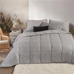 ΠΑΠΛΩΜΑ ΥΠΕΡΔΙΠΛΟ (240X220) 2 ΟΨΕΩΝ NEF-NEF HOMEWARE SMART ORION GREY NEF NEF
