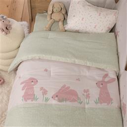 ΠΑΠΛΩΜΑ ΚΟΥΝΙΑΣ (110X140) 2 ΟΨΕΩΝ NEF-NEF HOMEWARE BABY COUNTRY BUNNY NEF NEF